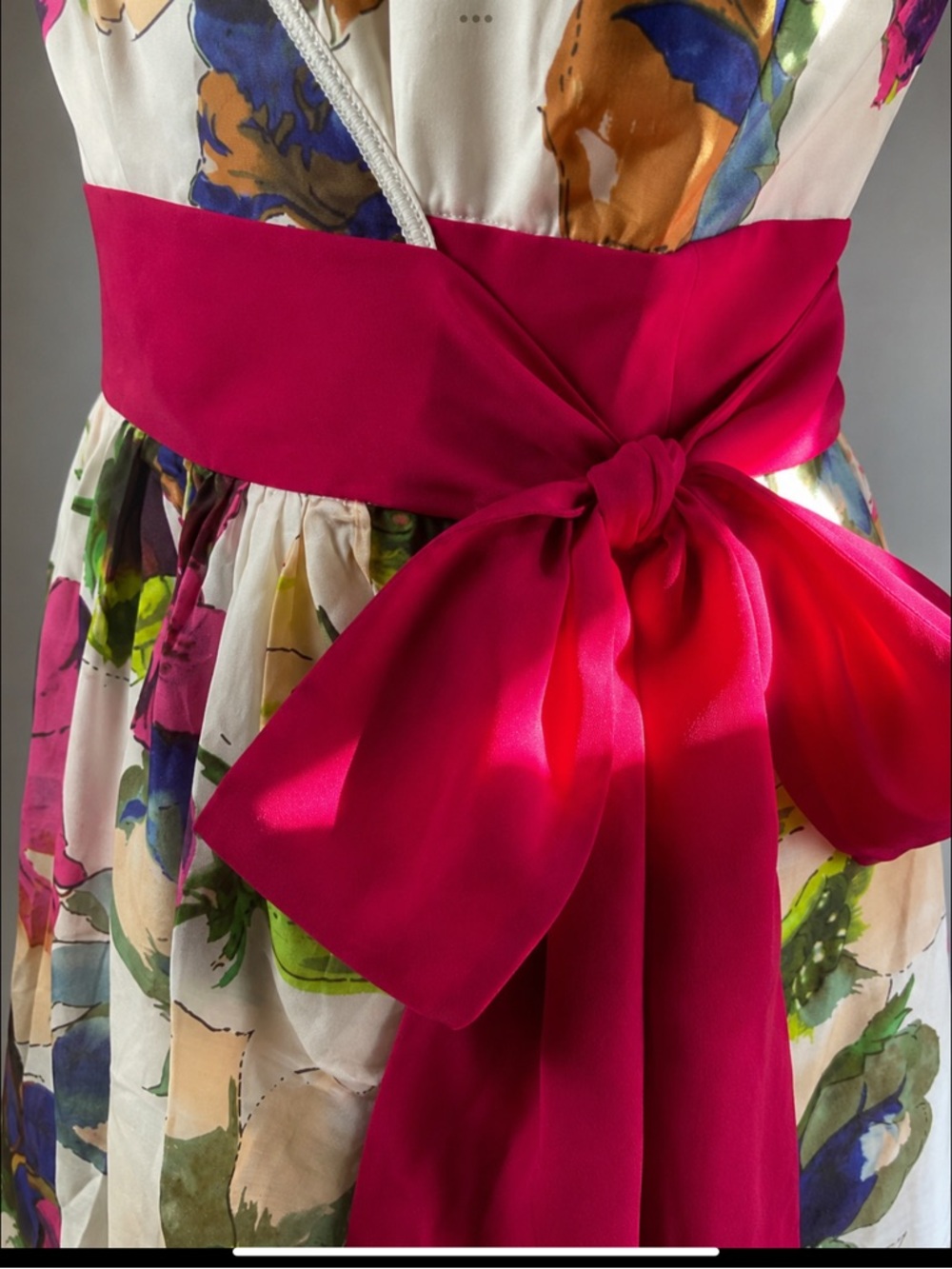 Ted Baker London English Garden Wrap Dress NWT Silk Cotton Floral Dress 🌸 - Picture 10 of 16